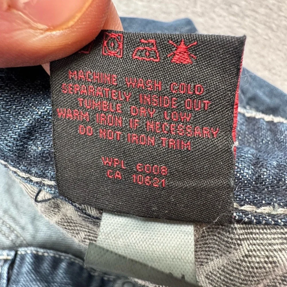 Rock&Roll Denim Jeans Revolver Slim Straight Leg Men's Sz 38x34 Western Cowboy‎